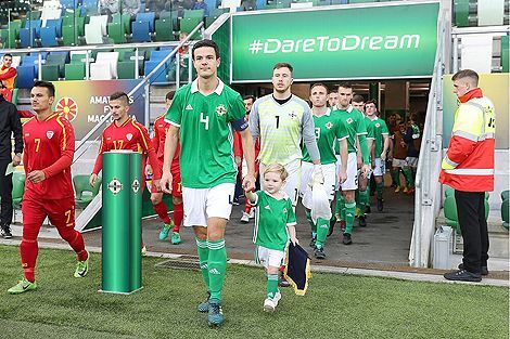 Regions Cup v. Macedonia - Jordan behind skipper.