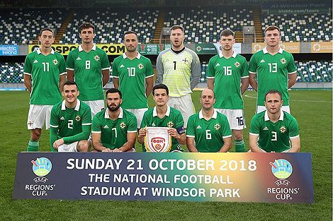Regions Cup v. Macedonia - Northern Ireland Team.