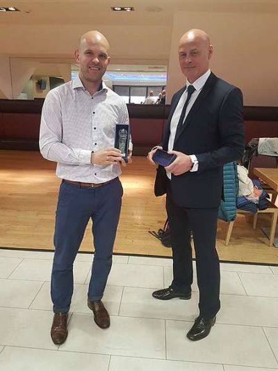 Lukasz Adamczyk Receiving Man Of The Match