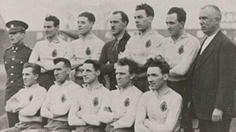 R.U.C. V. Army 1931 included two full Internationals M.Pyper and Jack Jones plus W.Lyness amateur In