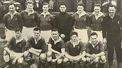 The R.U.C team that played Derry City and drew 2 - 2 in the Irish Cup 30th January 1960